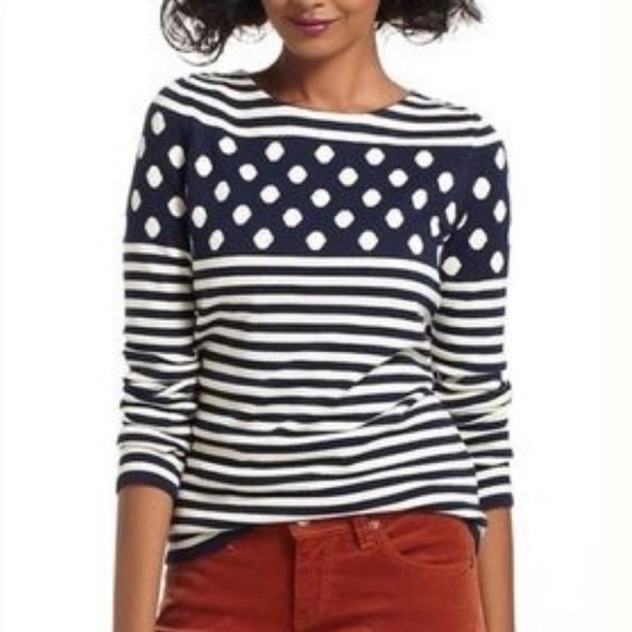 Anthropologie Sweaters - Anthropologie | Sparrow Navy White Striped Sweater